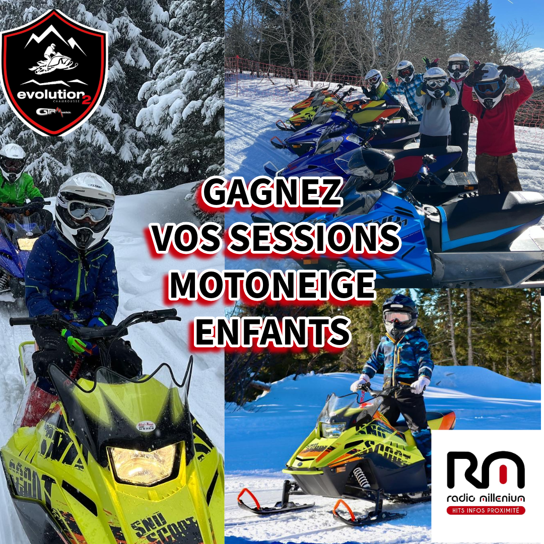 GAGNEZ VOTRE SESSION DE MOTONEIGE ENFANT/ADO AVEC GTR MOUNTAIN A CHAMROUSSE